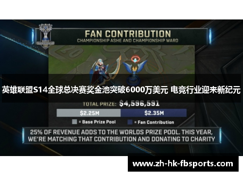 英雄联盟S14全球总决赛奖金池突破6000万美元 电竞行业迎来新纪元